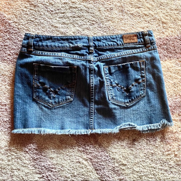 Rampage Denim Blue Jean Skirt - Picture 6 of 13